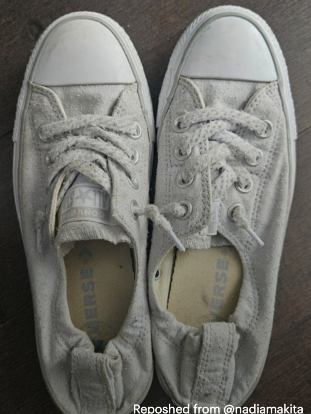 Converse Women's Shoreline Canvas Sneakers in Light Grey